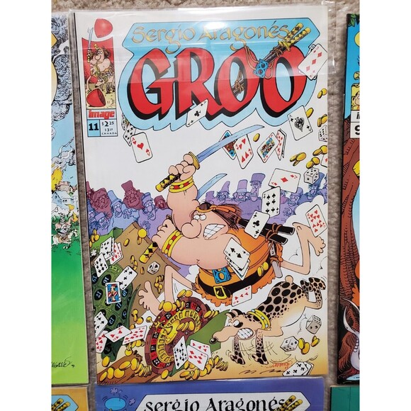 Sergio Aragones GROO Image Comics 1995 MIXED Lot Very Good Non-Smoking Home - Picture 7 of 9